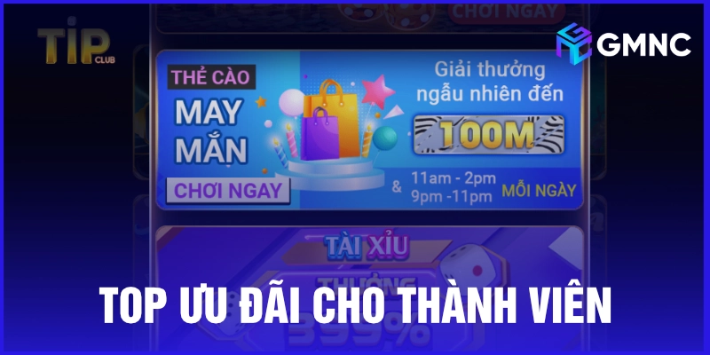 Top ưu đãi cho thành viên